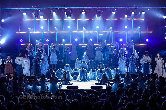 "Light Up The World" Finale Performed By All Choirs At The Burbank High Pop Show 2013 California