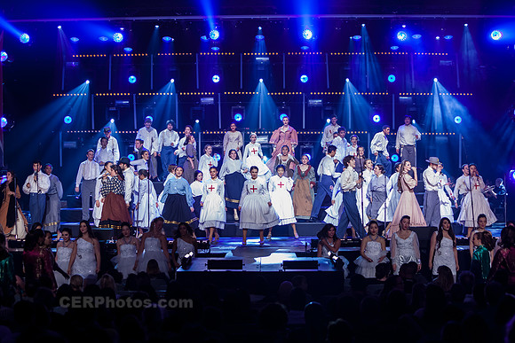 "Light Up The World" Finale Performed By All Choirs At The Burbank High Pop Show 2013 California