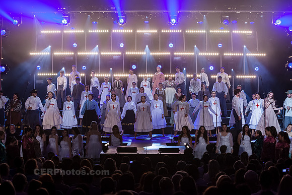 "Light Up The World" Finale Performed By All Choirs At The Burbank High Pop Show 2013 California