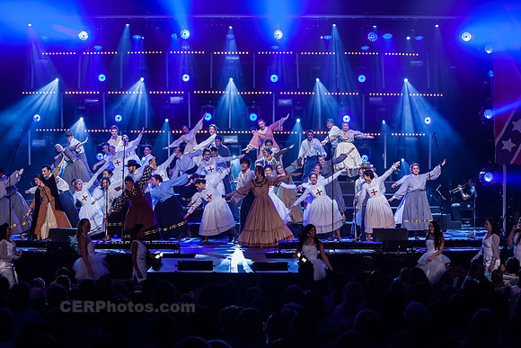 "Light Up The World" Finale Performed By All Choirs At The Burbank High Pop Show 2013 California