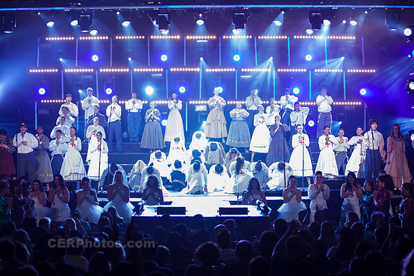"Light Up The World" Finale Performed By All Choirs At The Burbank High Pop Show 2013 California