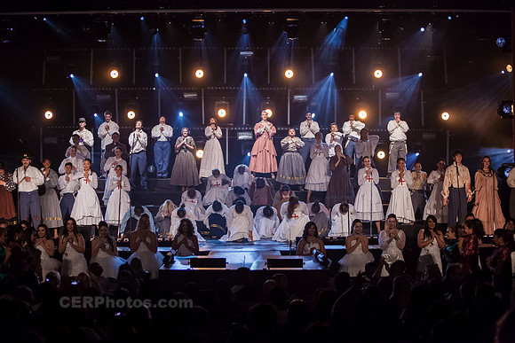 "Light Up The World" Finale Performed By All Choirs At The Burbank High Pop Show 2013 California