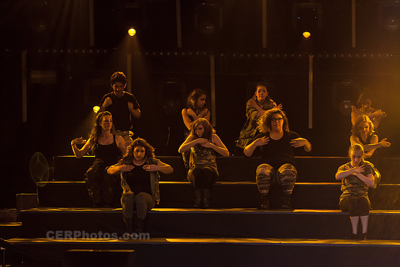 "Dance Ensemble" Choreographed by Lisa Hopkins Performed at the Burbank High School Vocal Music Association VMA Pop Show 2013 May 16-18 California
