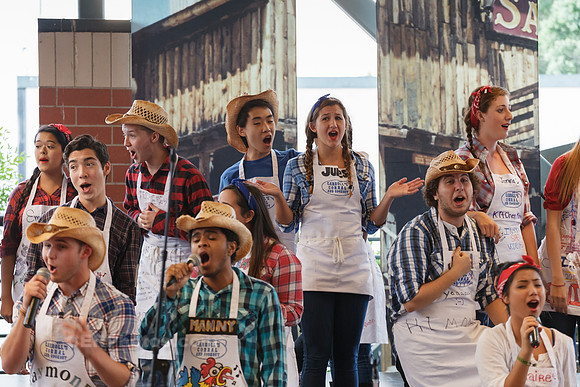 Carroll's Corral & Cookout 2013 Performance Burbank High School California Vocal Music Association VMA Fundraiser Event