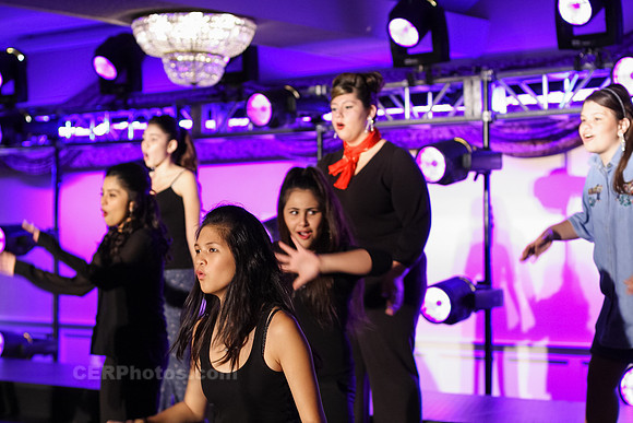 Night of Magic 2012 Rehearsals by the Burbank High VMA Choirs at Pickwick Gardens, Burbank California, 11-3-2012
