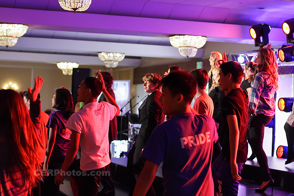Night of Magic 2012 Rehearsals by the Burbank High VMA Choirs at Pickwick Gardens, Burbank California, 11-3-2012