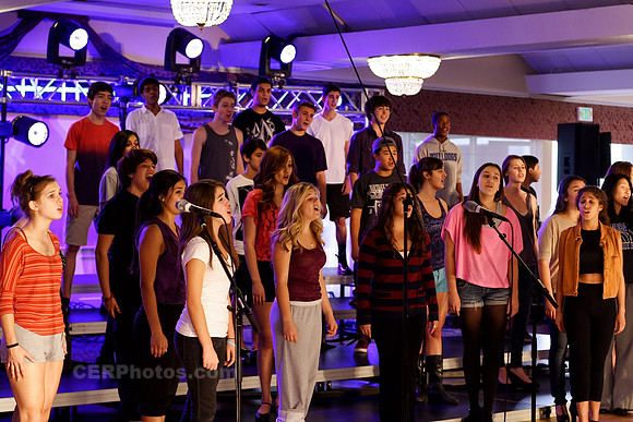 Night of Magic 2012 Rehearsals by the Burbank High VMA Choirs at Pickwick Gardens, Burbank California, 11-3-2012