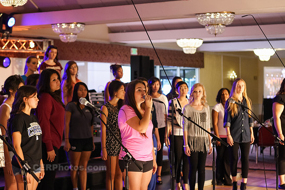 Night of Magic 2012 Rehearsals by the Burbank High VMA Choirs at Pickwick Gardens, Burbank California, 11-3-2012