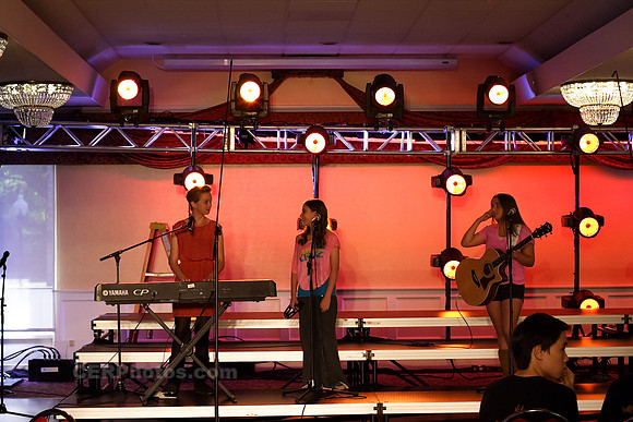 Night of Magic 2012 Rehearsals by the Burbank High VMA Choirs at Pickwick Gardens, Burbank California, 11-3-2012