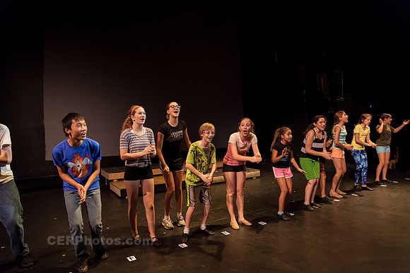Showcamp 2013 Rehearsals for Neverland at the Colony Theatre Burbank California