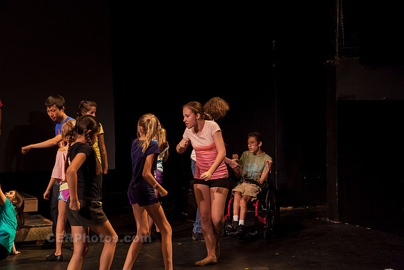 Showcamp 2013 Rehearsals for Neverland at the Colony Theatre Burbank California