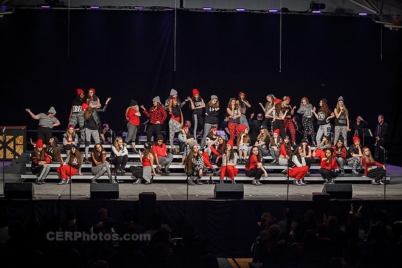 Impressions Advanced Women's Show Choir from Burbank High School VMA at Wheaton Warrenville Competition Illionis March 8, 2014