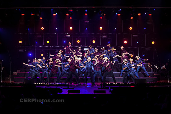 Sound Dogs Advanced Men's Choir Performing at the Burbank High School Vocal Music Association VMA Pop Show 2013 May 16-18 California
