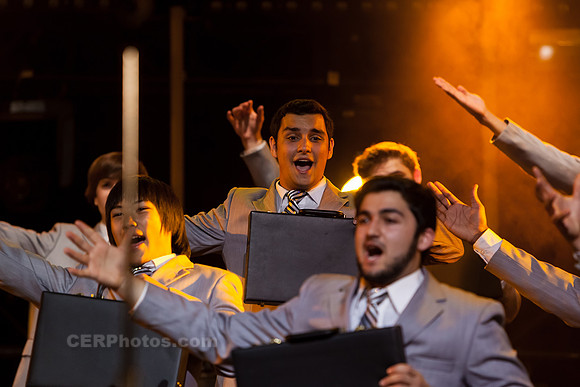 Sound Dogs Advanced Men's Choir Performing at the Burbank High School Vocal Music Association VMA Pop Show 2013 May 16-18 California