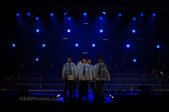 Sound Dogs Advanced Men's Choir Performing at the Burbank High School Vocal Music Association VMA Pop Show 2013 May 16-18 California