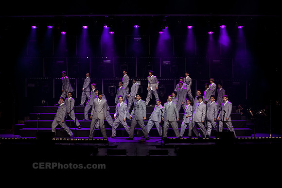 Sound Dogs Advanced Men's Choir Performing at the Burbank High School Vocal Music Association VMA Pop Show 2013 May 16-18 California
