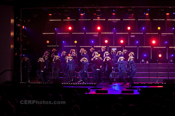 Sound Dogs Advanced Men's Choir Performing at the Burbank High School Vocal Music Association VMA Pop Show 2013 May 16-18 California