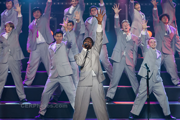 Sound Dogs Advanced Men's Choir Performing at the Burbank High School Vocal Music Association VMA Pop Show 2013 May 16-18 California