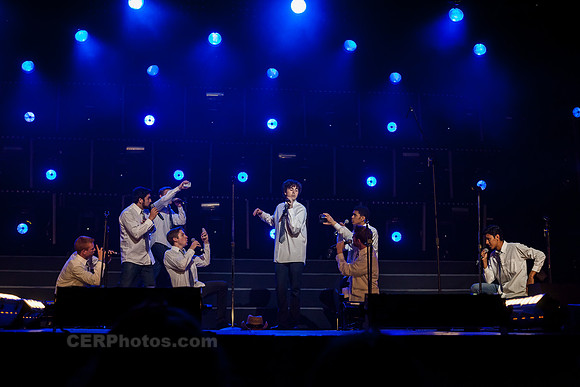 Sound Dogs Advanced Men's Choir Performing at the Burbank High School Vocal Music Association VMA Pop Show 2013 May 16-18 California