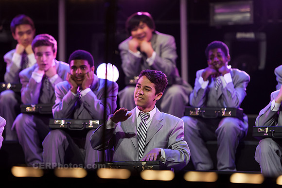 Sound Dogs Advanced Men's Choir Performing at the Burbank High School Vocal Music Association VMA Pop Show 2013 May 16-18 California