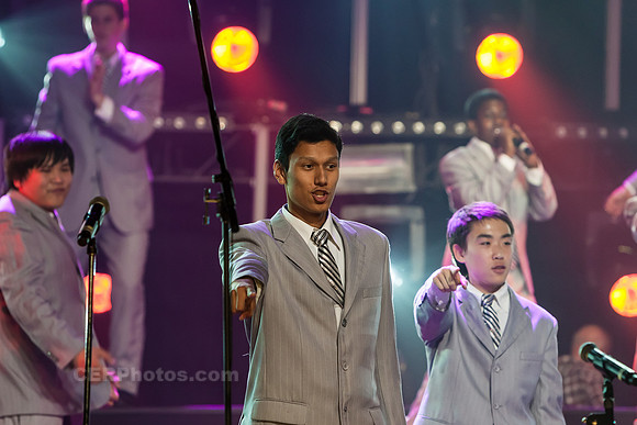 Sound Dogs Advanced Men's Choir Performing at the Burbank High School Vocal Music Association VMA Pop Show 2013 May 16-18 California