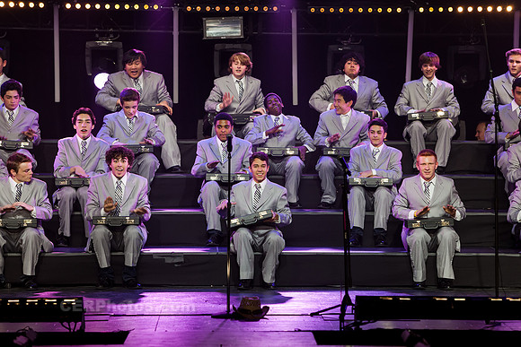 Sound Dogs Advanced Men's Choir Performing at the Burbank High School Vocal Music Association VMA Pop Show 2013 May 16-18 California
