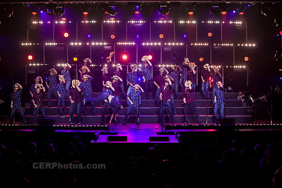 Sound Dogs Advanced Men's Choir Performing at the Burbank High School Vocal Music Association VMA Pop Show 2013 May 16-18 California