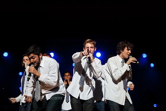 Sound Dogs Advanced Men's Choir Performing at the Burbank High School Vocal Music Association VMA Pop Show 2013 May 16-18 California