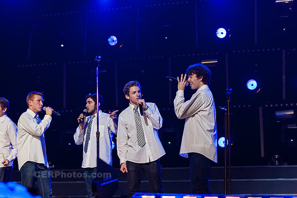 Sound Dogs Advanced Men's Choir Performing at the Burbank High School Vocal Music Association VMA Pop Show 2013 May 16-18 California