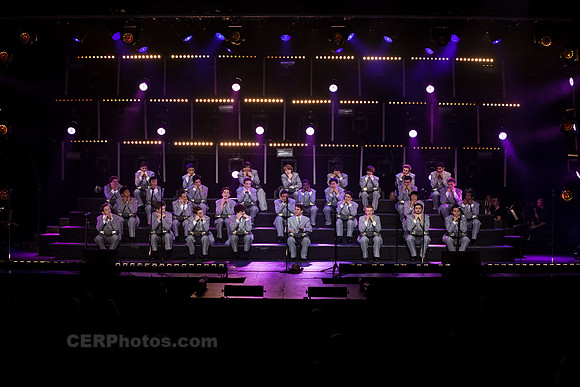 Sound Dogs Advanced Men's Choir Performing at the Burbank High School Vocal Music Association VMA Pop Show 2013 May 16-18 California