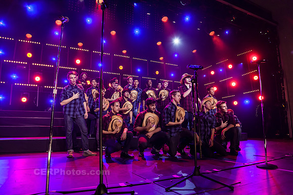 Sound Dogs Advanced Men's Choir Performing at the Burbank High School Vocal Music Association VMA Pop Show 2013 May 16-18 California