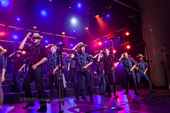 Sound Dogs Advanced Men's Choir Performing at the Burbank High School Vocal Music Association VMA Pop Show 2013 May 16-18 California