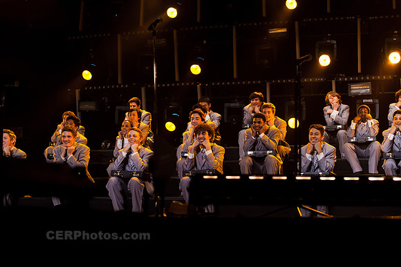 Sound Dogs Advanced Men's Choir Performing at the Burbank High School Vocal Music Association VMA Pop Show 2013 May 16-18 California