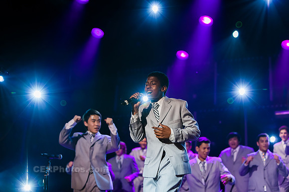 Sound Dogs Advanced Men's Choir Performing at the Burbank High School Vocal Music Association VMA Pop Show 2013 May 16-18 California