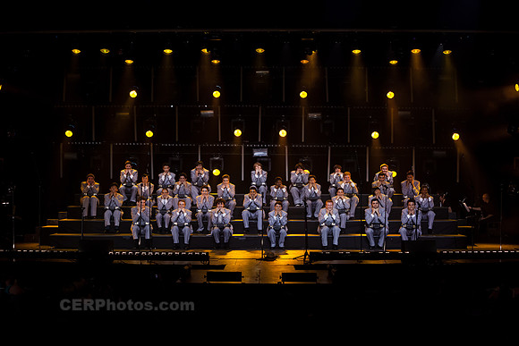 Sound Dogs Advanced Men's Choir Performing at the Burbank High School Vocal Music Association VMA Pop Show 2013 May 16-18 California