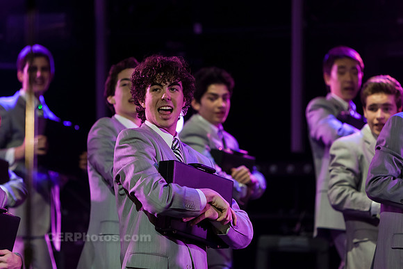 Sound Dogs Advanced Men's Choir Performing at the Burbank High School Vocal Music Association VMA Pop Show 2013 May 16-18 California