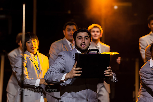 Sound Dogs Advanced Men's Choir Performing at the Burbank High School Vocal Music Association VMA Pop Show 2013 May 16-18 California
