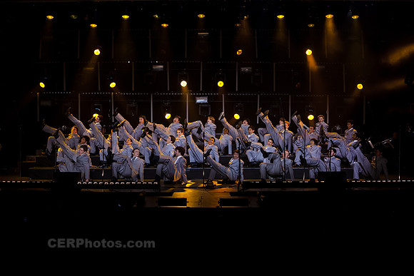Sound Dogs Advanced Men's Choir Performing at the Burbank High School Vocal Music Association VMA Pop Show 2013 May 16-18 California