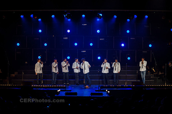 Sound Dogs Advanced Men's Choir Performing at the Burbank High School Vocal Music Association VMA Pop Show 2013 May 16-18 California