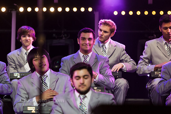 Sound Dogs Advanced Men's Choir Performing at the Burbank High School Vocal Music Association VMA Pop Show 2013 May 16-18 California