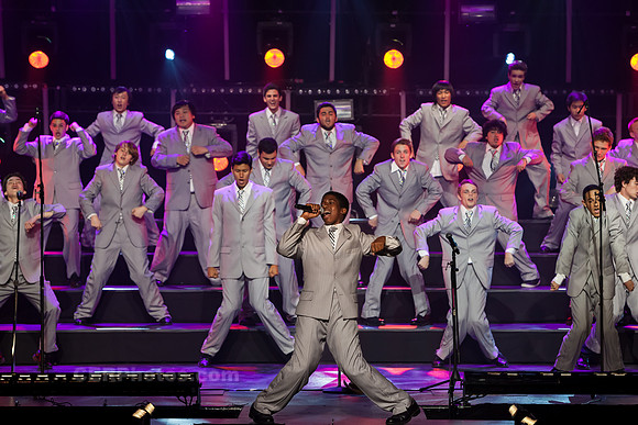 Sound Dogs Advanced Men's Choir Performing at the Burbank High School Vocal Music Association VMA Pop Show 2013 May 16-18 California