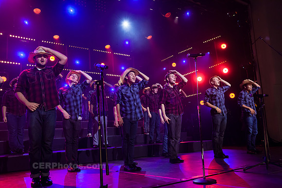 Sound Dogs Advanced Men's Choir Performing at the Burbank High School Vocal Music Association VMA Pop Show 2013 May 16-18 California