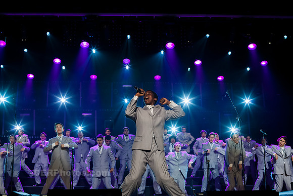 Sound Dogs Advanced Men's Choir Performing at the Burbank High School Vocal Music Association VMA Pop Show 2013 May 16-18 California