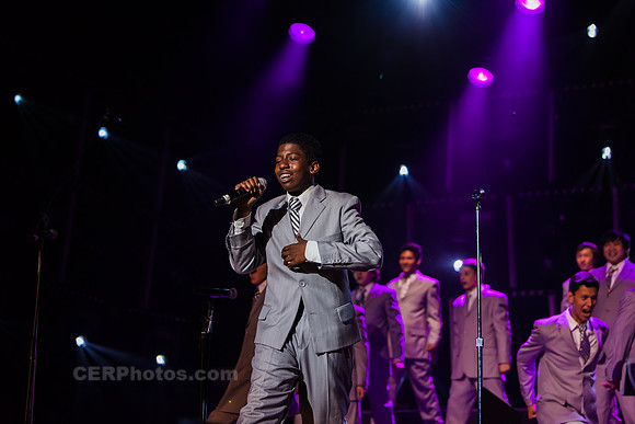 Sound Dogs Advanced Men's Choir Performing at the Burbank High School Vocal Music Association VMA Pop Show 2013 May 16-18 California