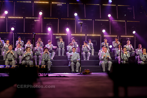 Sound Dogs Advanced Men's Choir Performing at the Burbank High School Vocal Music Association VMA Pop Show 2013 May 16-18 California