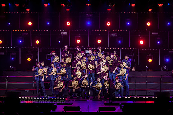 Sound Dogs Advanced Men's Choir Performing at the Burbank High School Vocal Music Association VMA Pop Show 2013 May 16-18 California