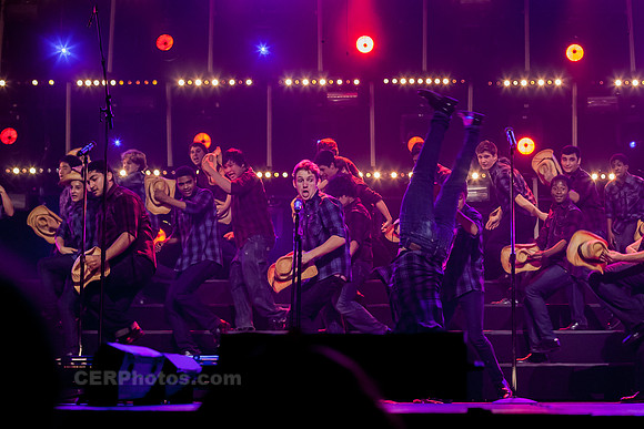 Sound Dogs Advanced Men's Choir Performing at the Burbank High School Vocal Music Association VMA Pop Show 2013 May 16-18 California