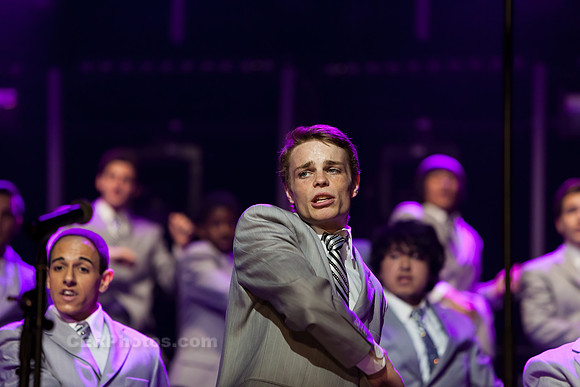Sound Dogs Advanced Men's Choir Performing at the Burbank High School Vocal Music Association VMA Pop Show 2013 May 16-18 California