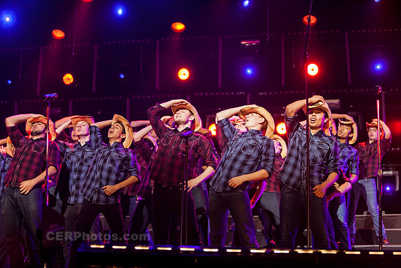 Sound Dogs Advanced Men's Choir Performing at the Burbank High School Vocal Music Association VMA Pop Show 2013 May 16-18 California
