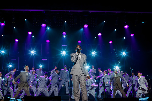 Sound Dogs Advanced Men's Choir Performing at the Burbank High School Vocal Music Association VMA Pop Show 2013 May 16-18 California